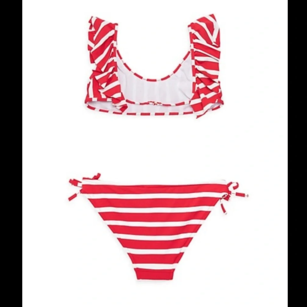 MILLY MINIS**Red Striped Bikini Set**Size 14/16**$145